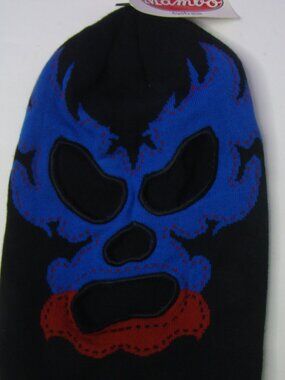 Mambo Australia Ski Mask Black Blue Red 1388291BN Adult Hat